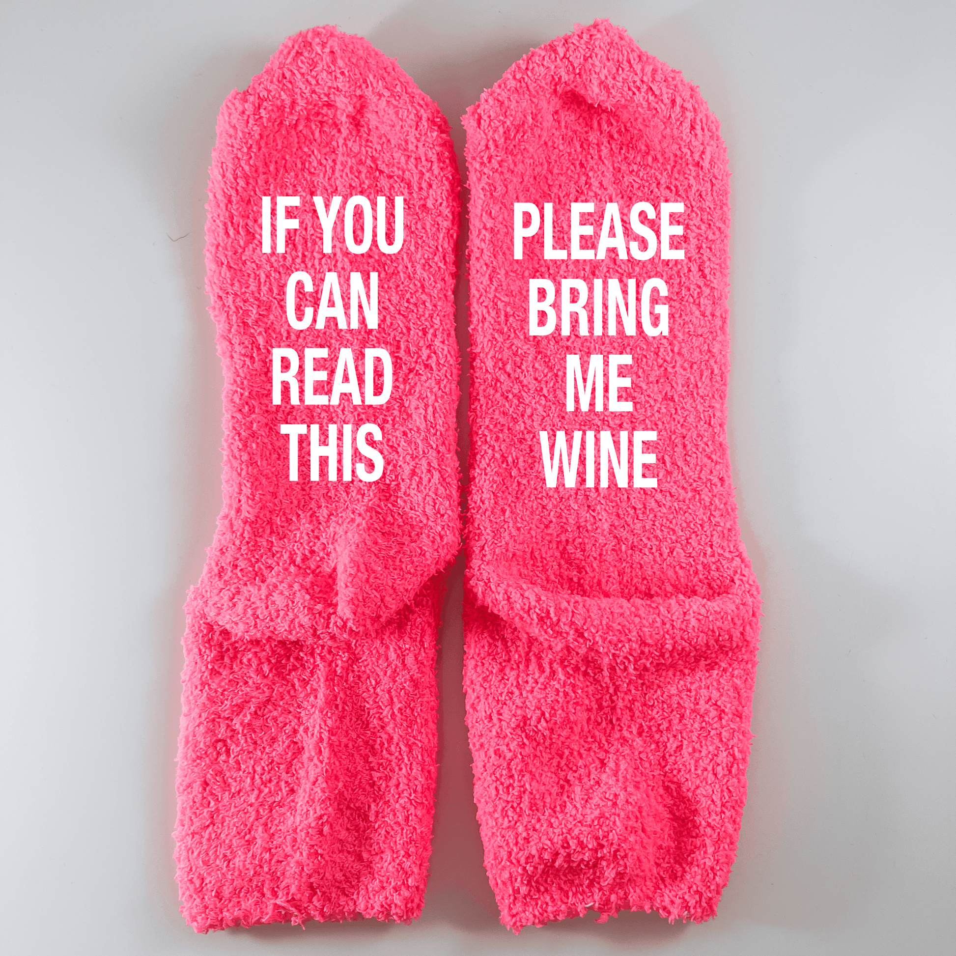 Wine Lover Fuzzy Socks - Sunshine Soul MD