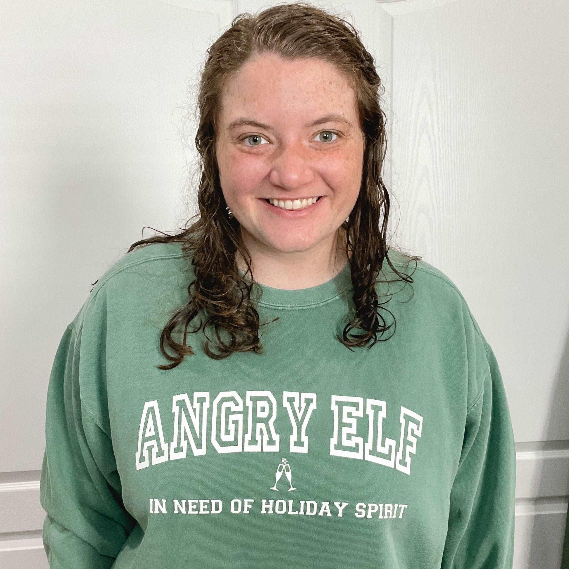 Angry Elf Sweatshirt - Sunshine Soul MD