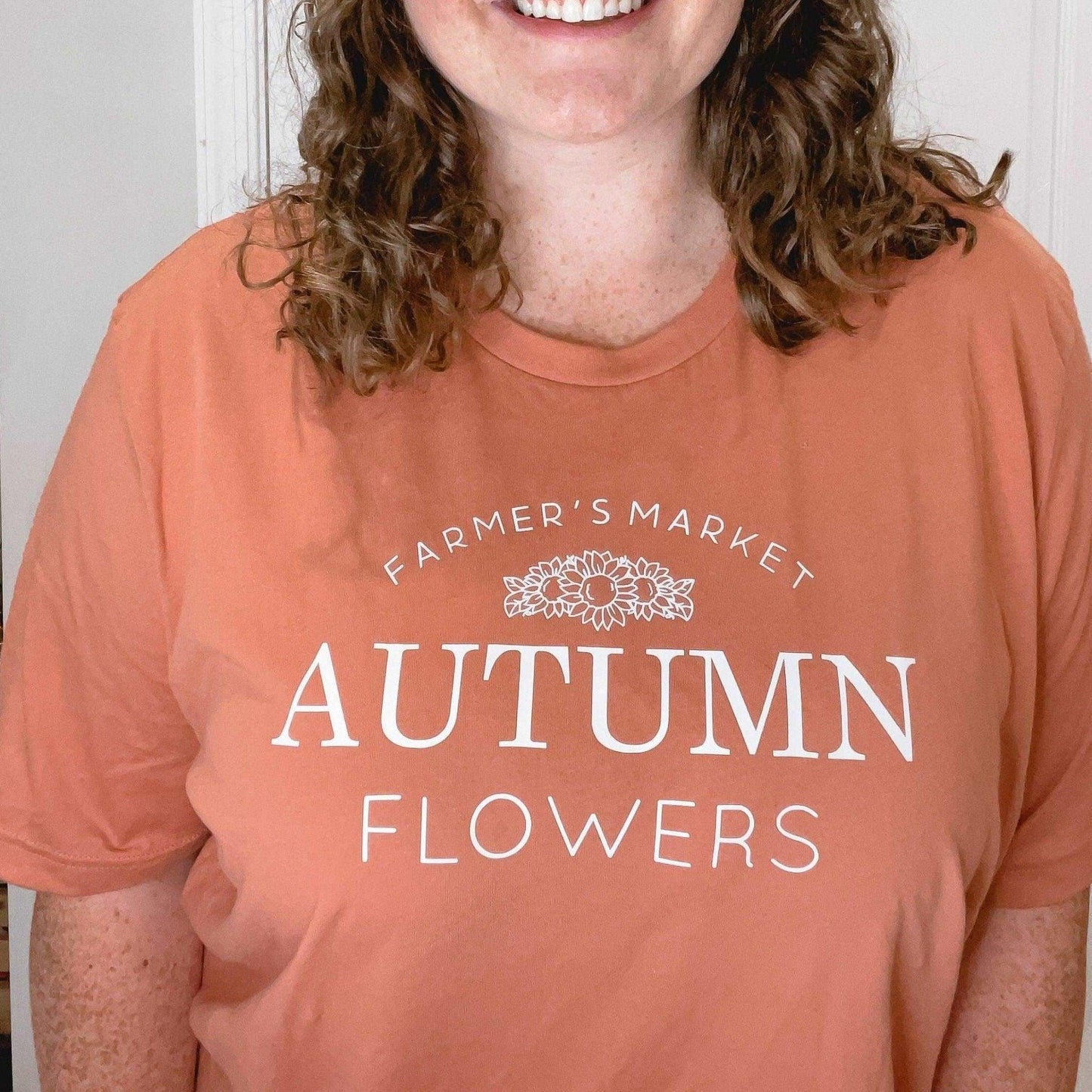 Autumn Flowers Short Sleeve T-Shirt - Sunshine Soul MD
