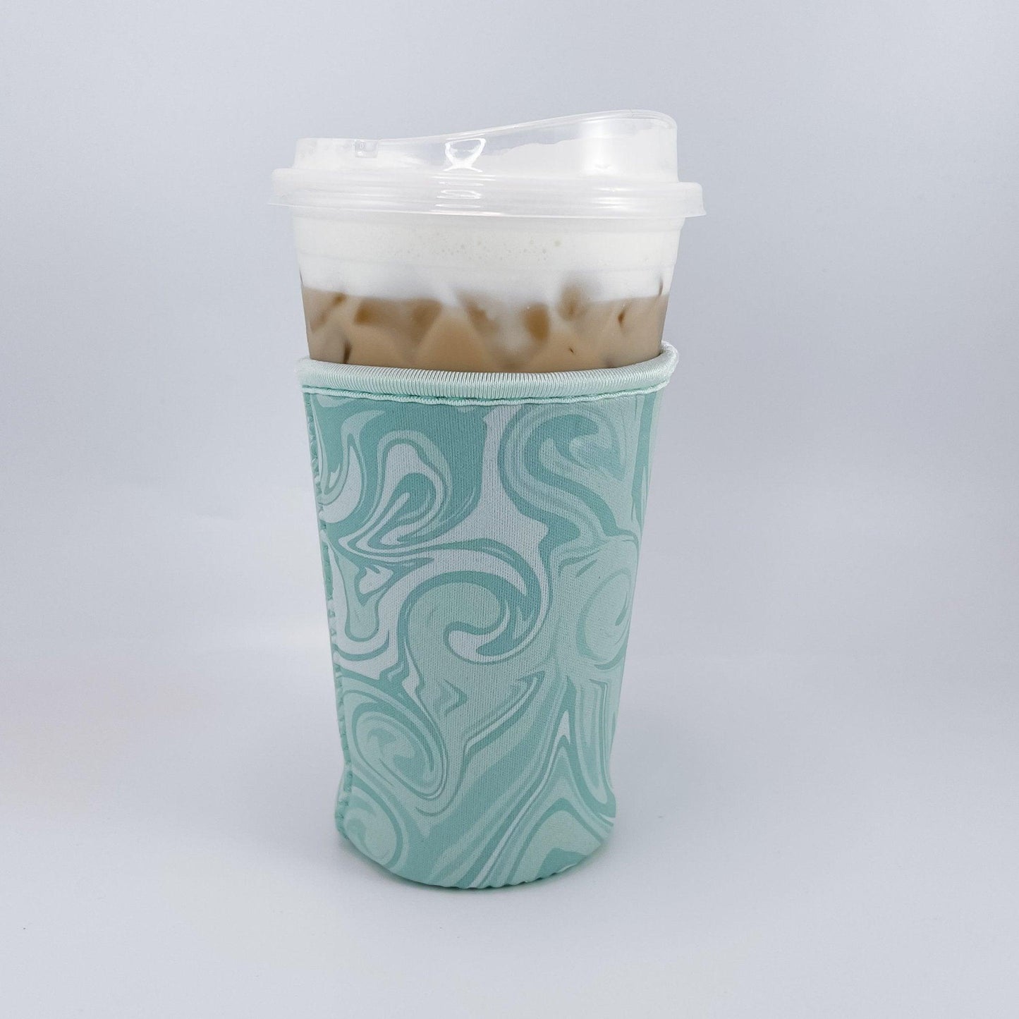 Blue Swirl Iced Coffee Sleeve - Sunshine Soul MD