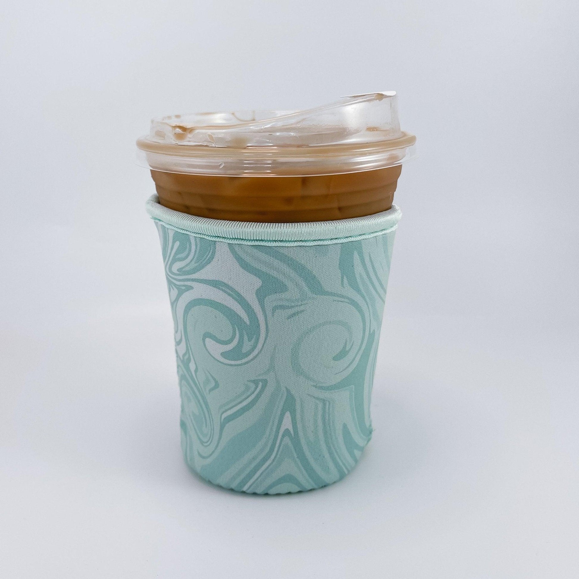 Blue Swirl Iced Coffee Sleeve - Sunshine Soul MD