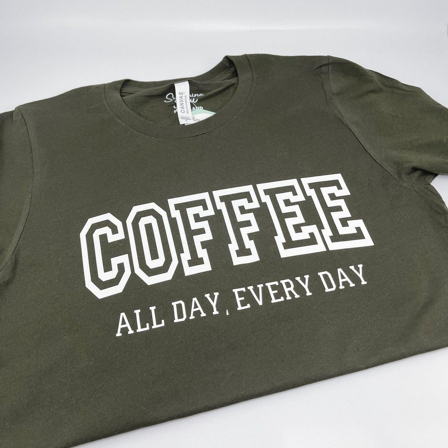 Coffee Varsity Shirt - Sunshine Soul MD