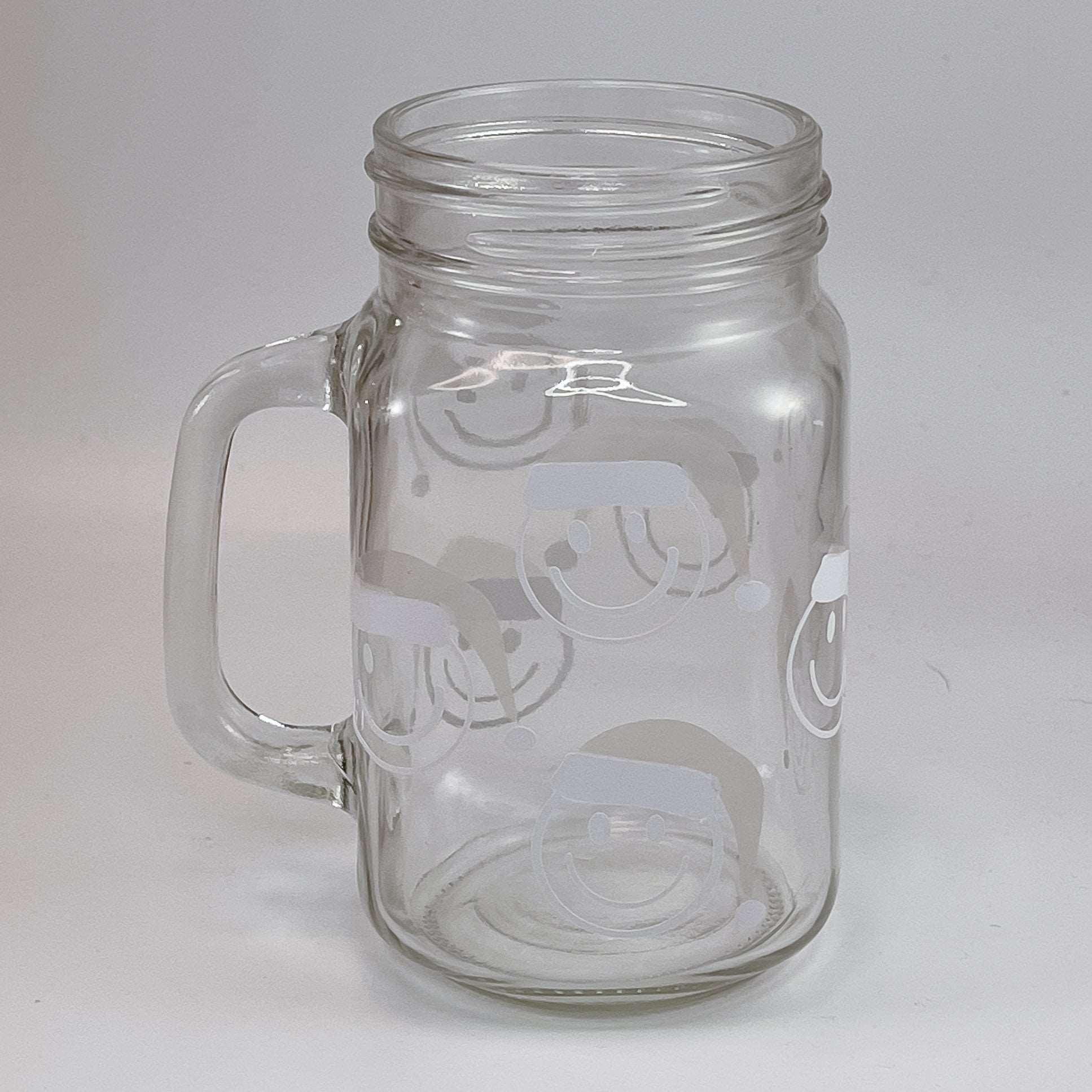 Color-changing Santa Smile Glass Mug - Sunshine Soul MD