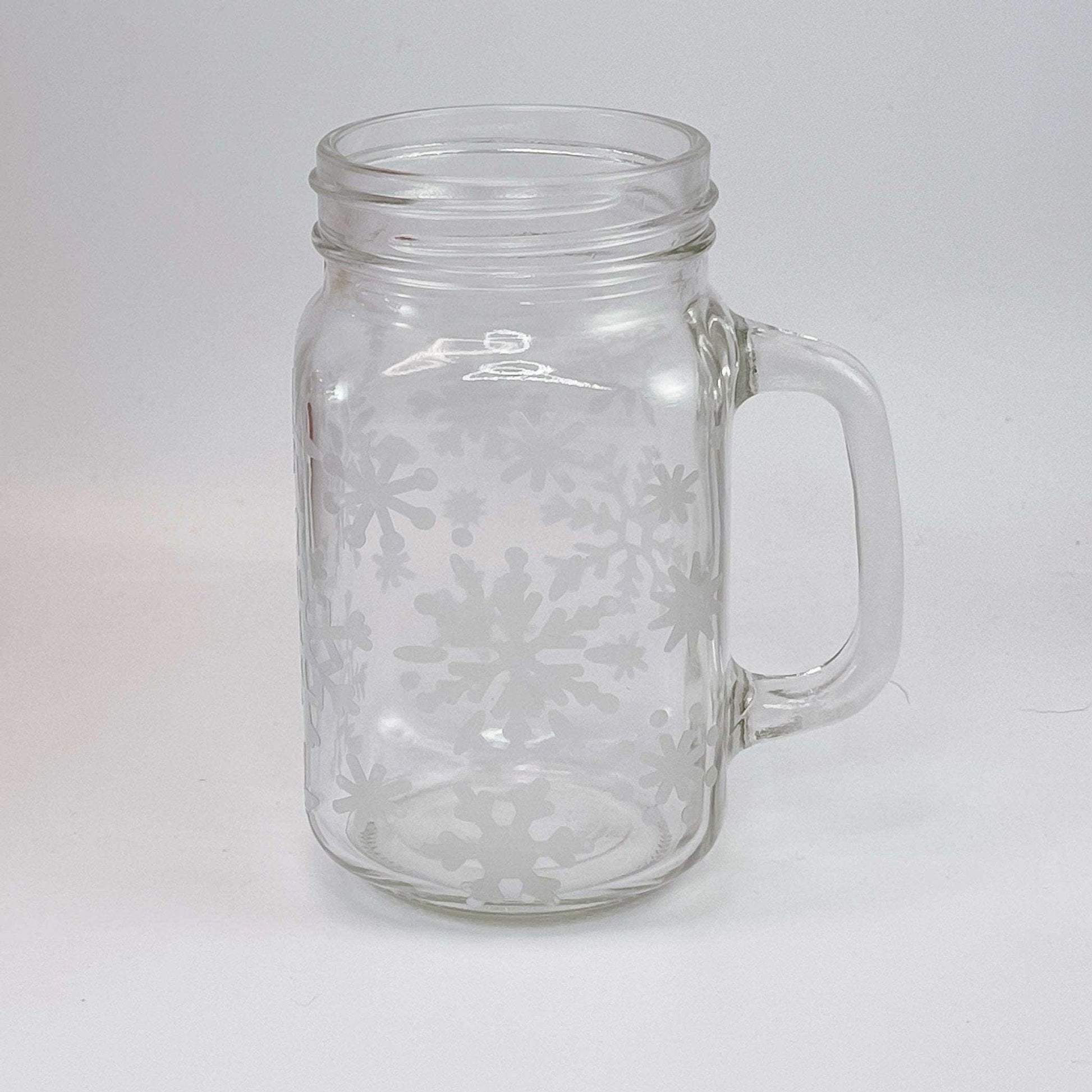 Color-changing Snowflake Glass Mug - Sunshine Soul MD