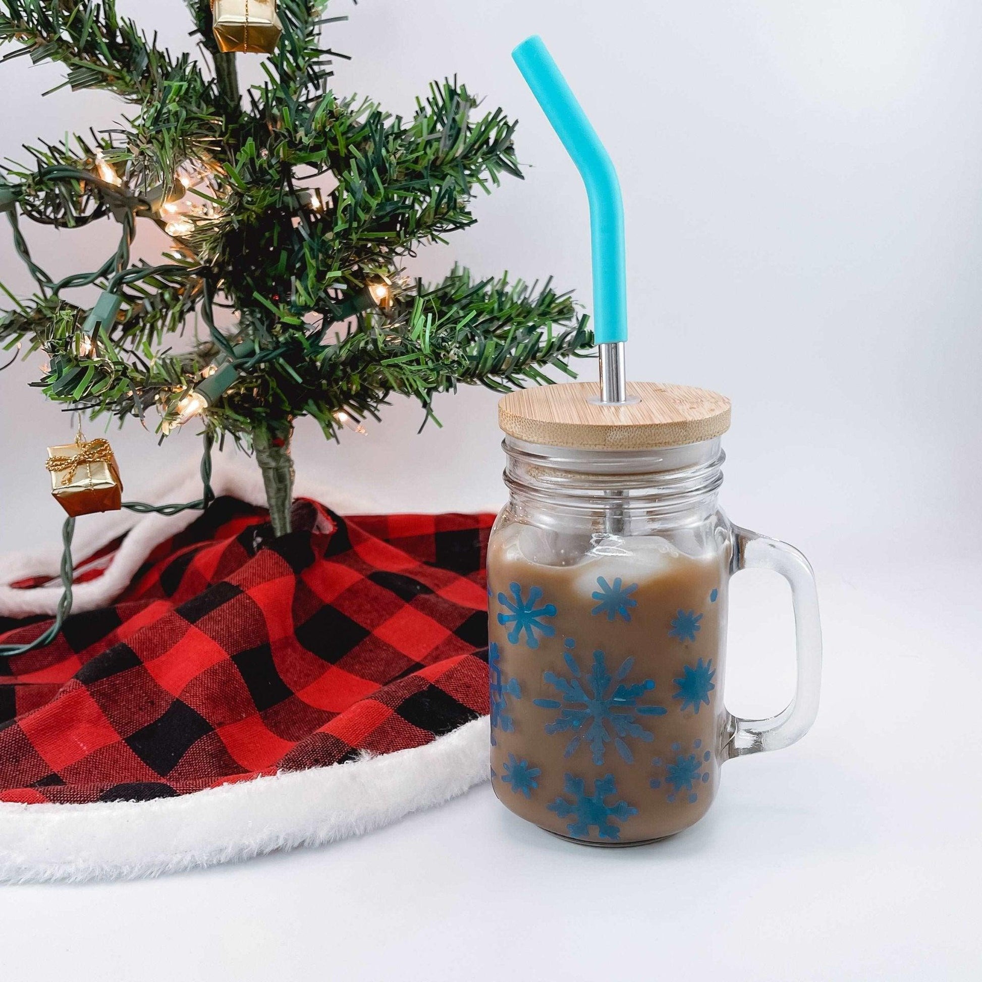 Color-changing Snowflake Glass Mug - Sunshine Soul MD