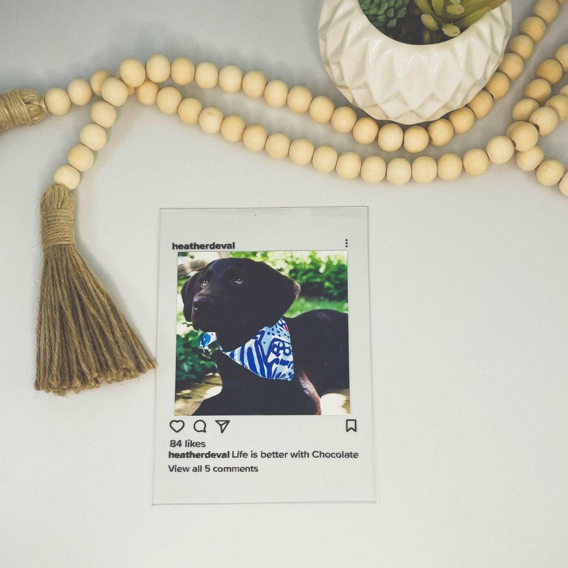 Custom Instagram Plaque - Sunshine Soul MD