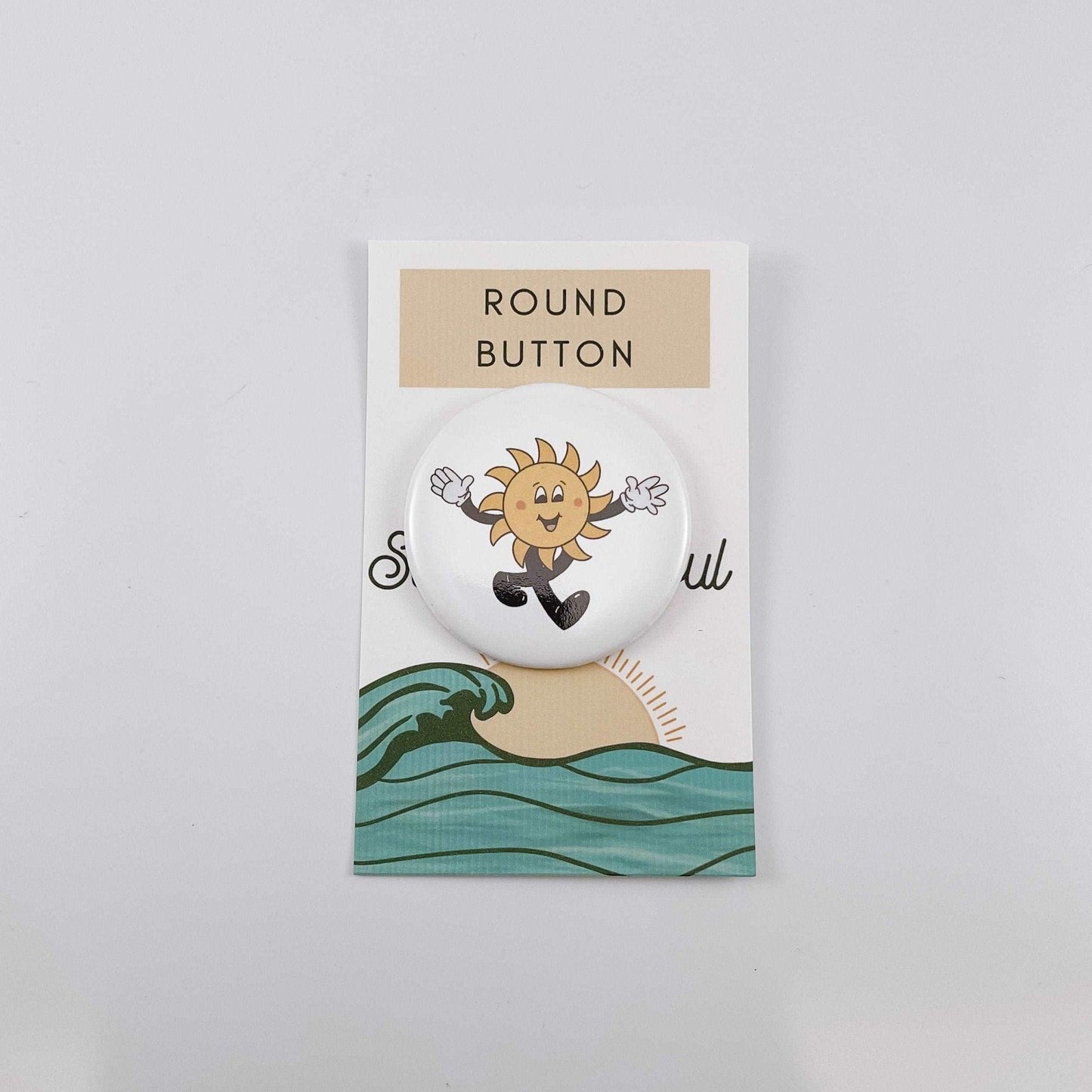 Dancing Sun Button - Sunshine Soul MD