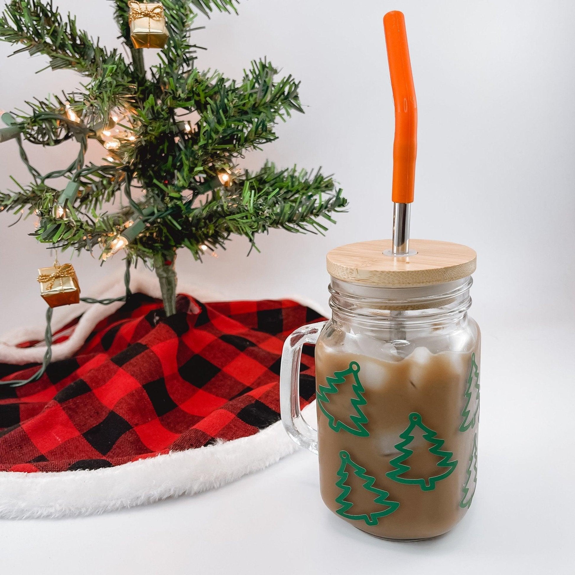Etched + Color Changing Tree Glass Mug - Sunshine Soul MD