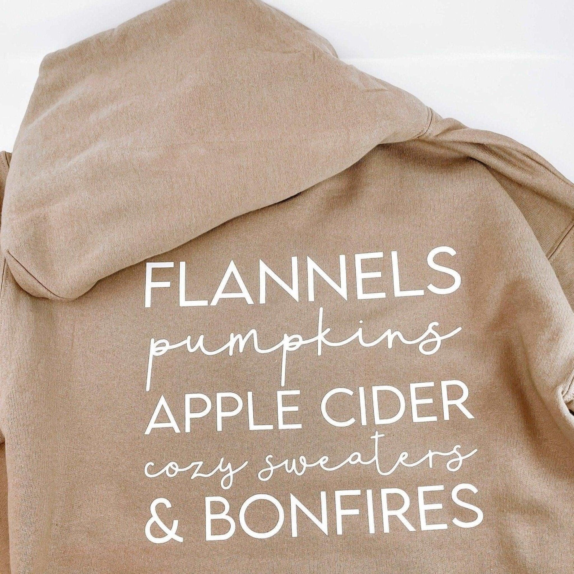 Fall Nights, Bonfire Lights Hooded Sweatshirt - Sunshine Soul MD