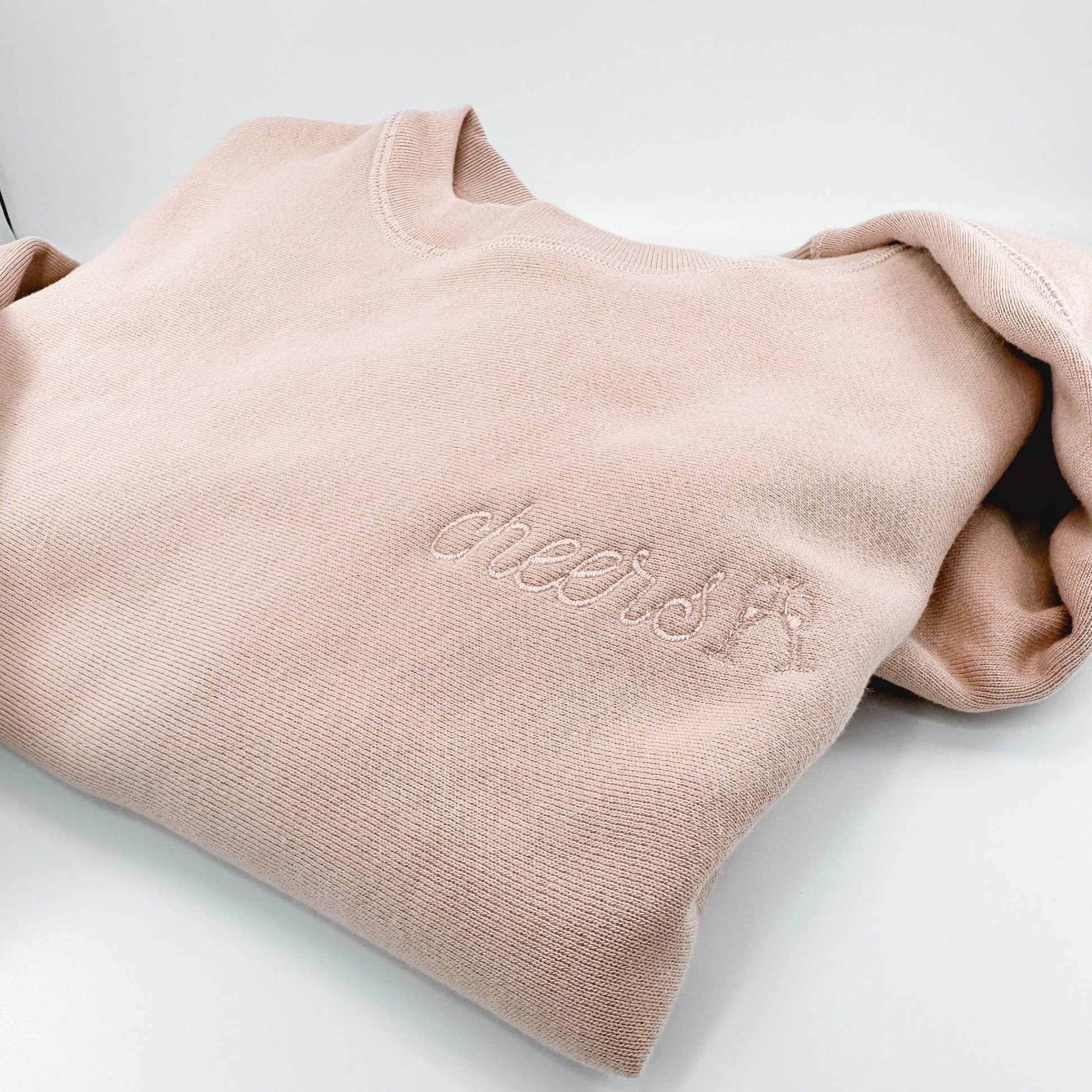 Heavyweight Cheers Embroidered Premium Crewneck - Sunshine Soul MD