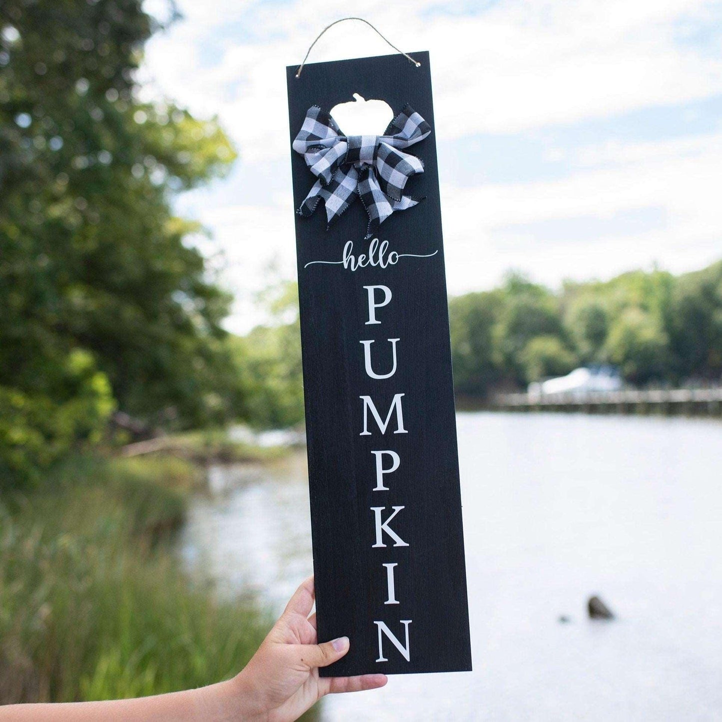 Hello Pumpkin Sign - Sunshine Soul MD