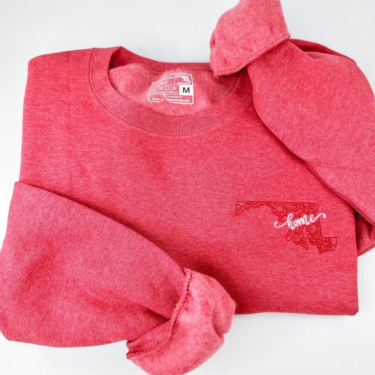 Maryland Embroidered Sweatshirt - Sunshine Soul MD