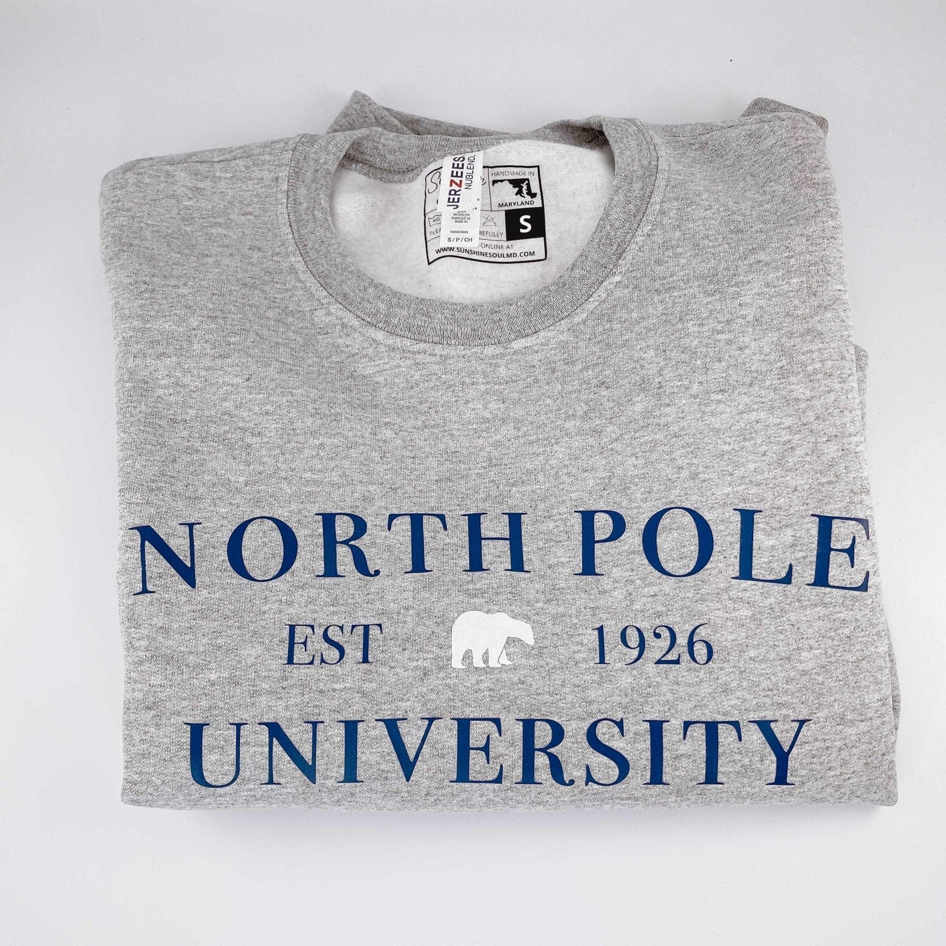 North Pole University Sweatshirt - Sunshine Soul MD