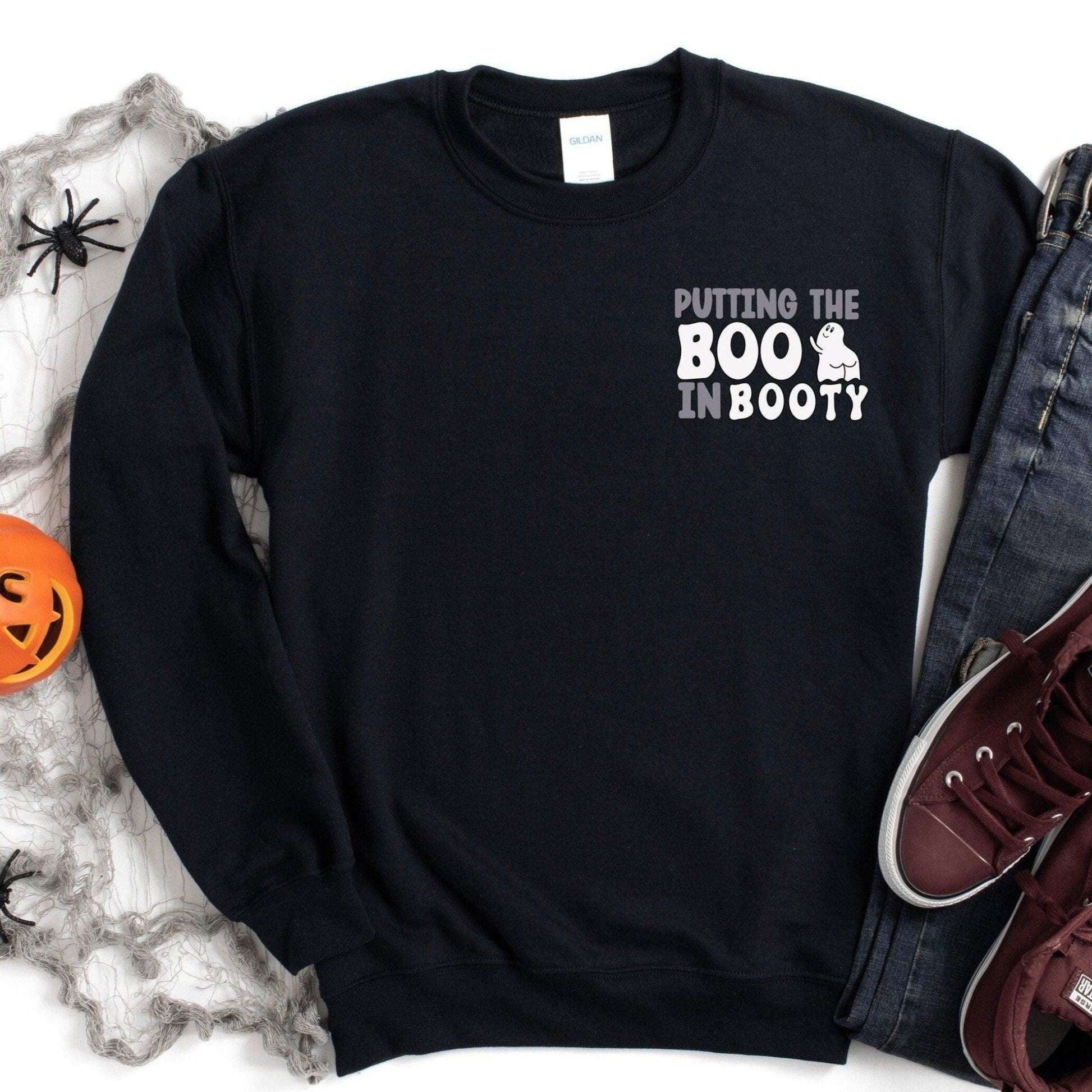 Putting the Boo in Booty Crewneck Sweatshirt - Sunshine Soul MD