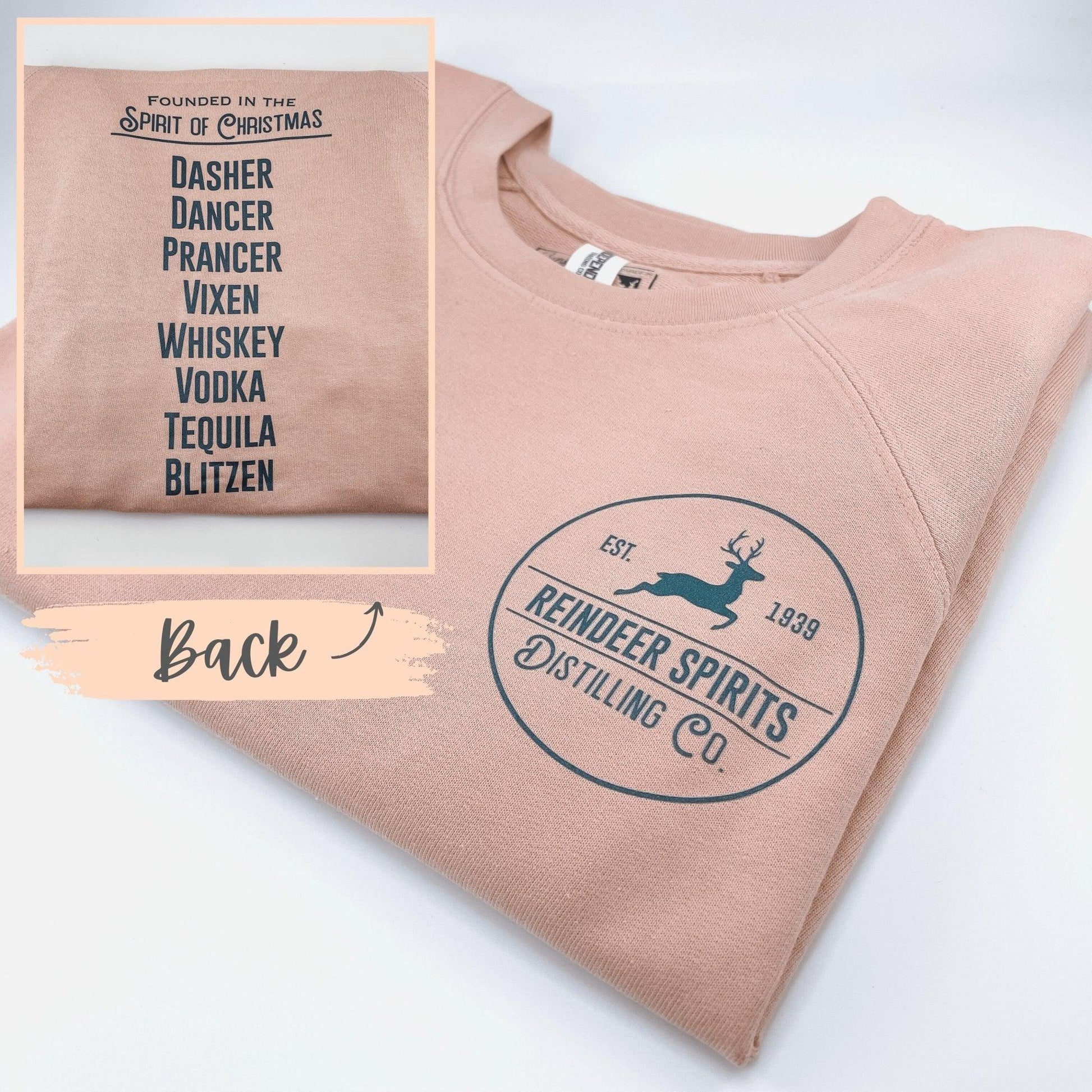 Reindeer Spirits Distilling Co Lightweight Sweatshirt - Sunshine Soul MD