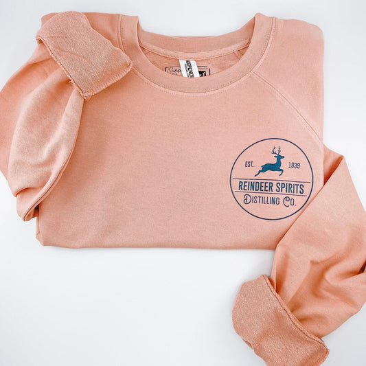 Reindeer Spirits Distilling Co Lightweight Sweatshirt - Sunshine Soul MD