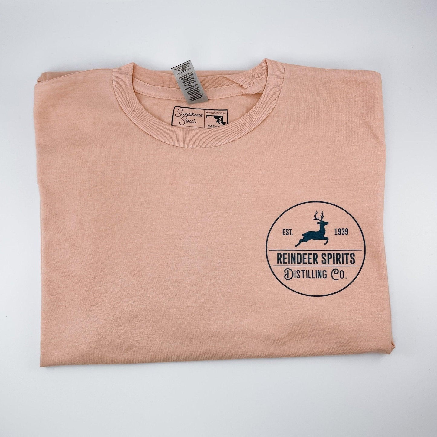 Reindeer Spirits Distilling Co T-Shirt - Sunshine Soul MD