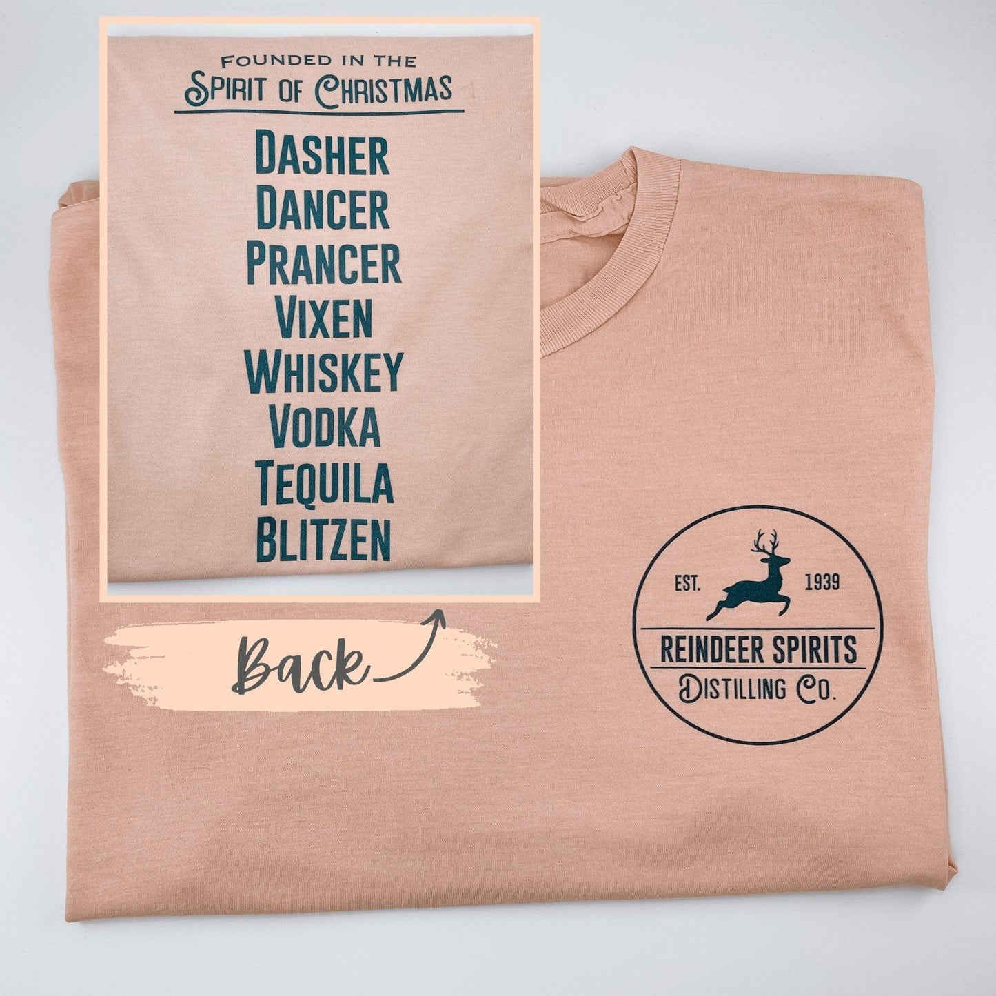 Reindeer Spirits Distilling Co T-Shirt - Sunshine Soul MD