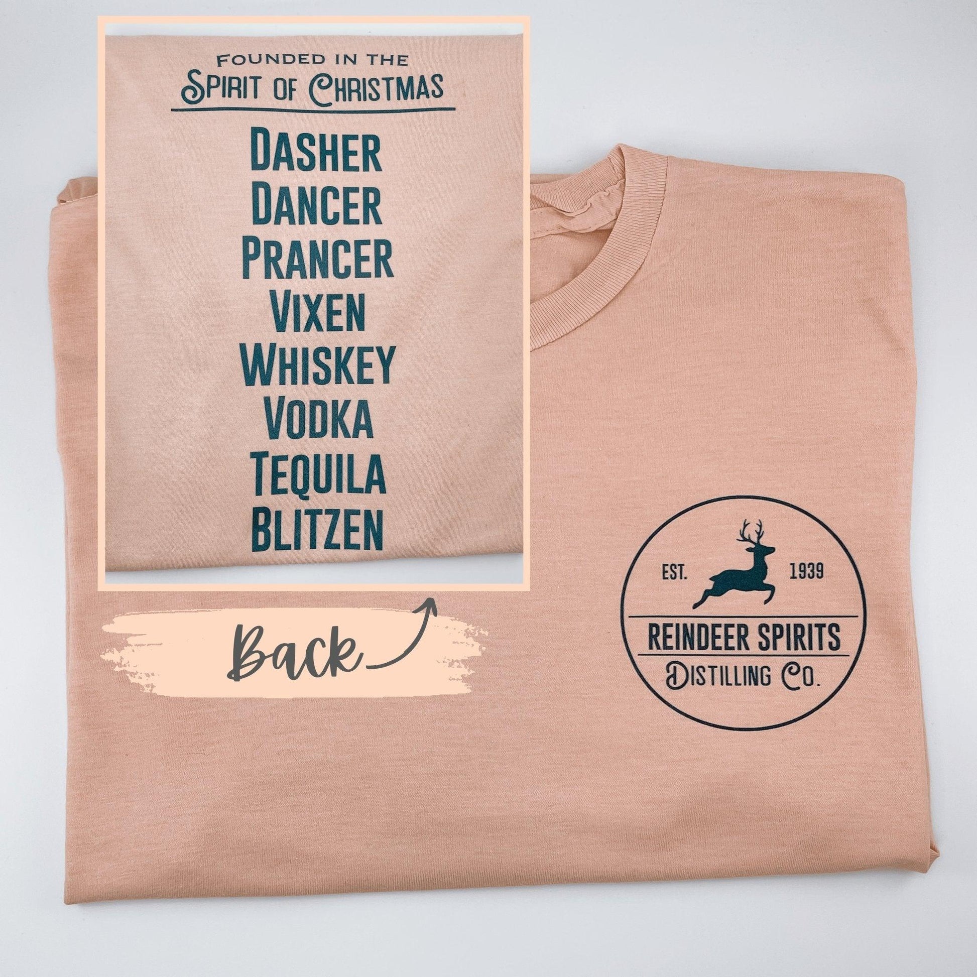 Reindeer Spirits Distilling Co T-Shirt - Sunshine Soul MD