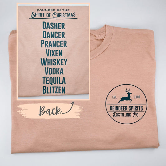 Reindeer Spirits Distilling Co T-Shirt - Sunshine Soul MD