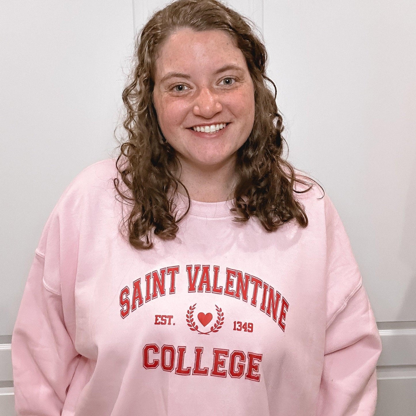 Saint Valentine College Sweatshirt - Sunshine Soul MD