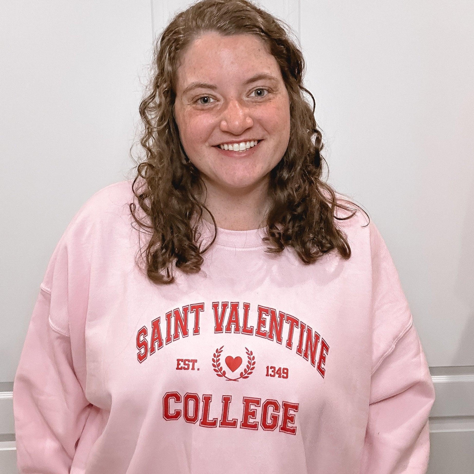 Saint Valentine College Sweatshirt - Sunshine Soul MD