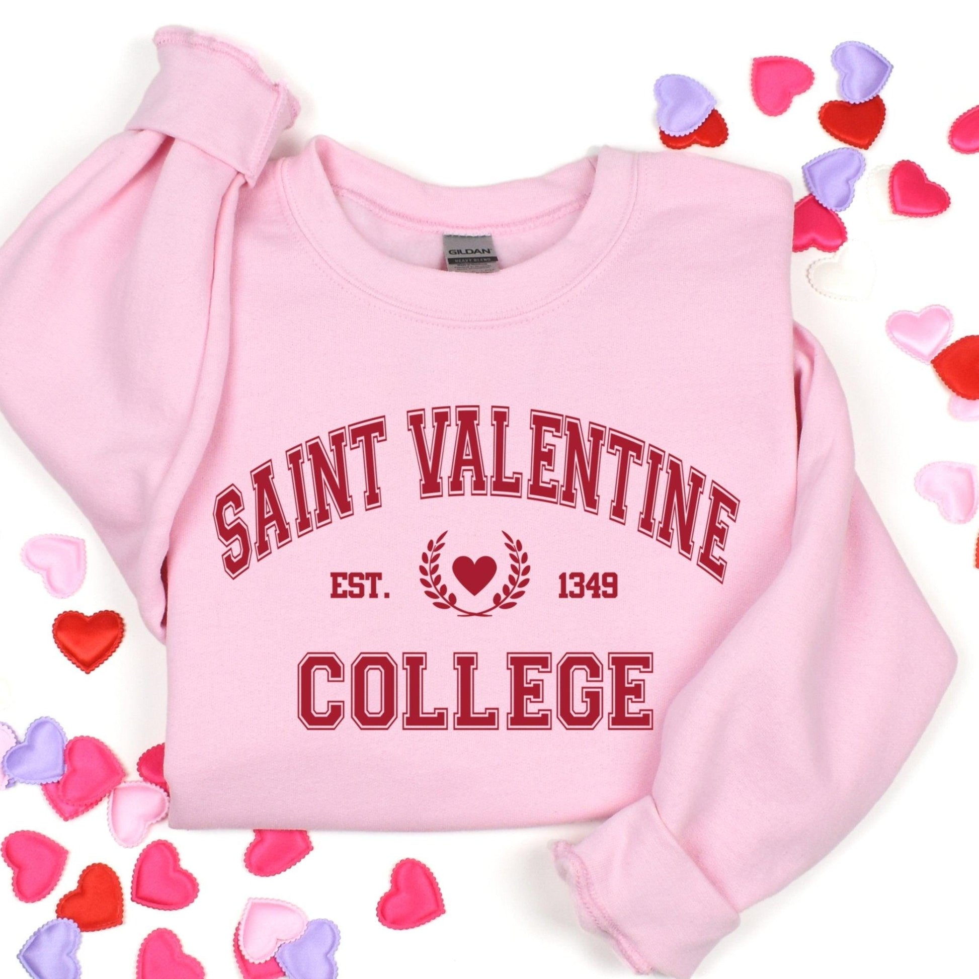Saint Valentine College Sweatshirt - Sunshine Soul MD