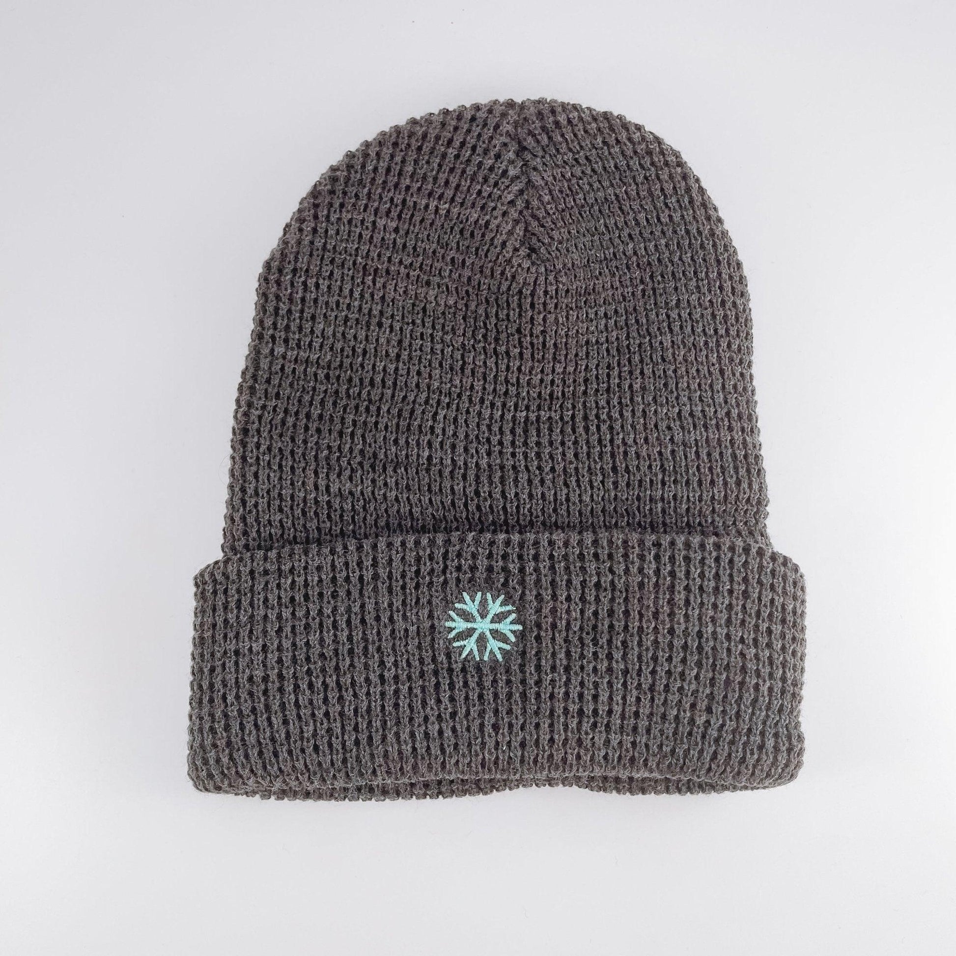 Snowflake Embroidered Waffle Beanie - Sunshine Soul MD
