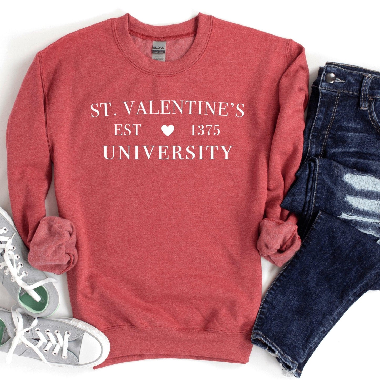 St. Valentine's University Sweatshirt - Sunshine Soul MD