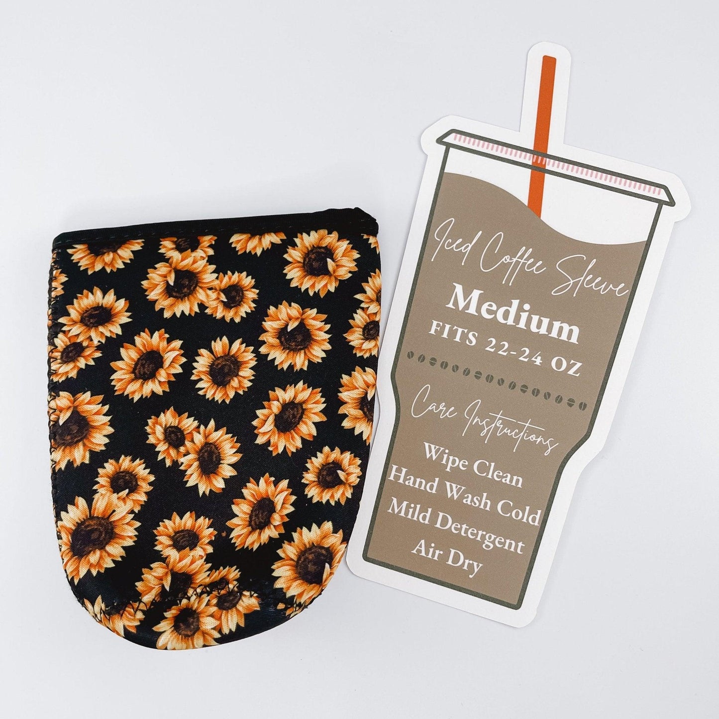 Sunflower Iced Coffee Sleeve - Sunshine Soul MD