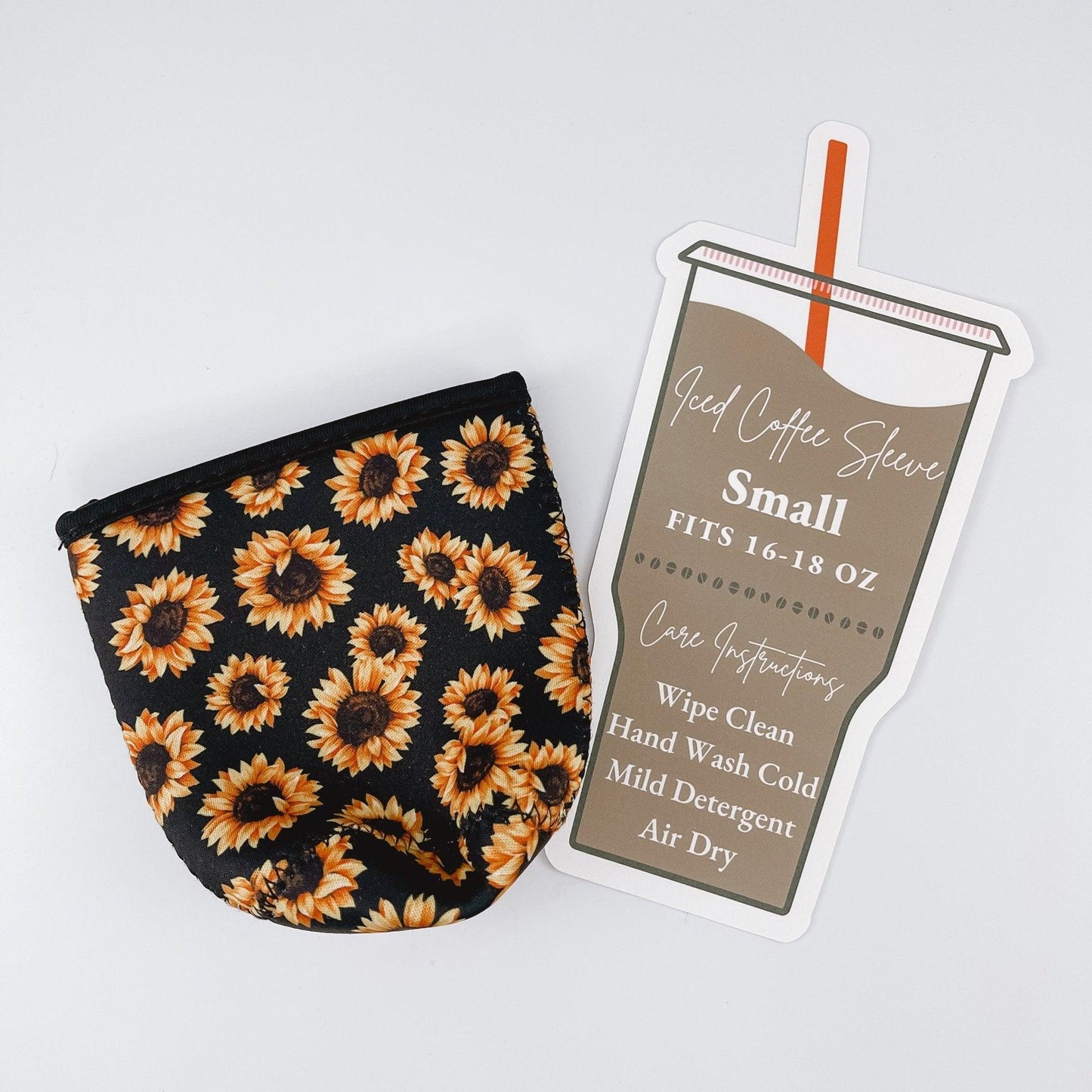 Sunflower Iced Coffee Sleeve - Sunshine Soul MD