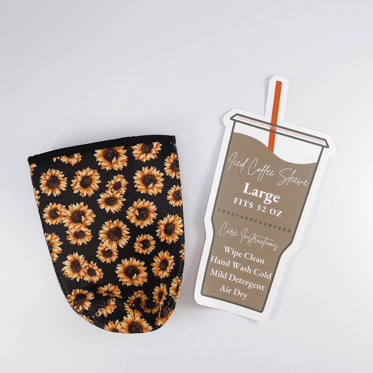 Sunflower Iced Coffee Sleeve - Sunshine Soul MD