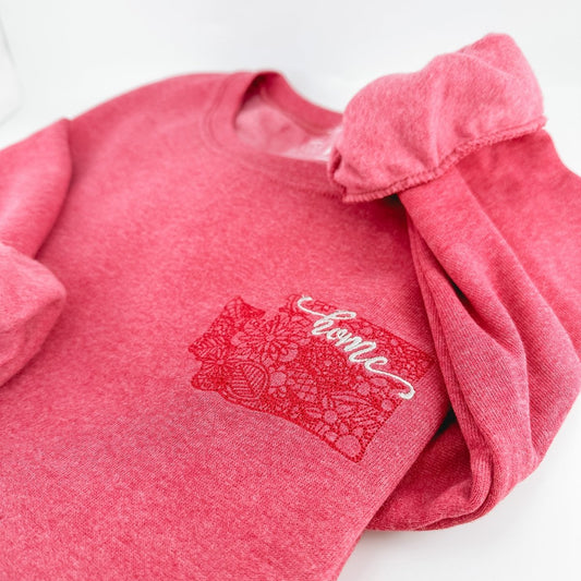 Washington Embroidered Sweatshirt - Sunshine Soul MD