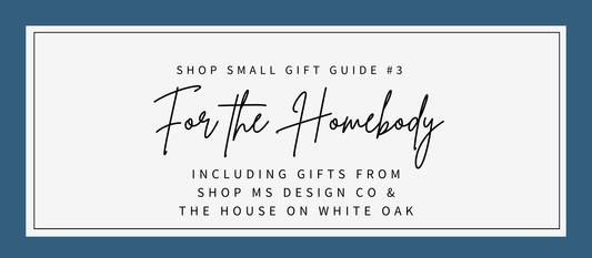 Shop Small Gift Guide #3: For The Homebody - Sunshine Soul MD
