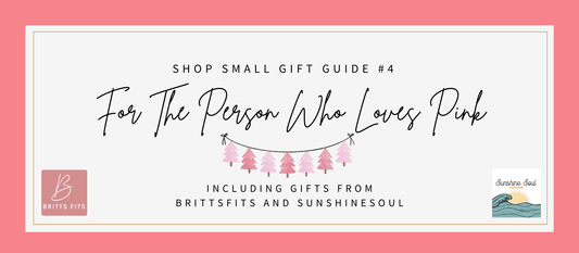 Shop Small Gift Guide: For the Person Who Loves Pink - Sunshine Soul MD