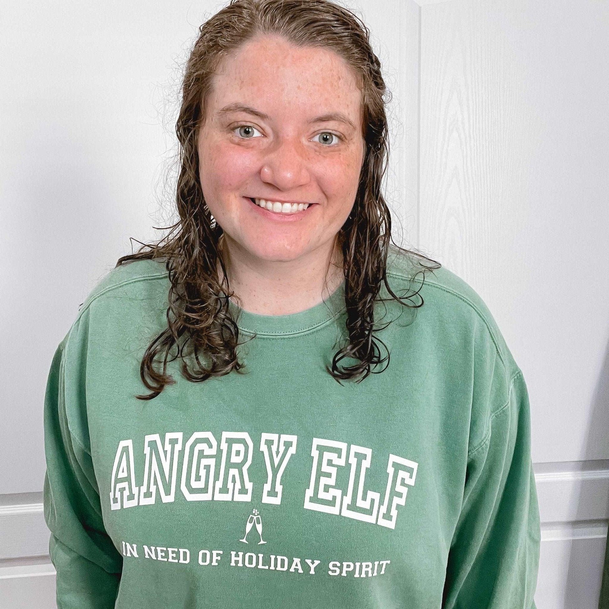 Angry Elf Sweatshirt - Sunshine Soul MD