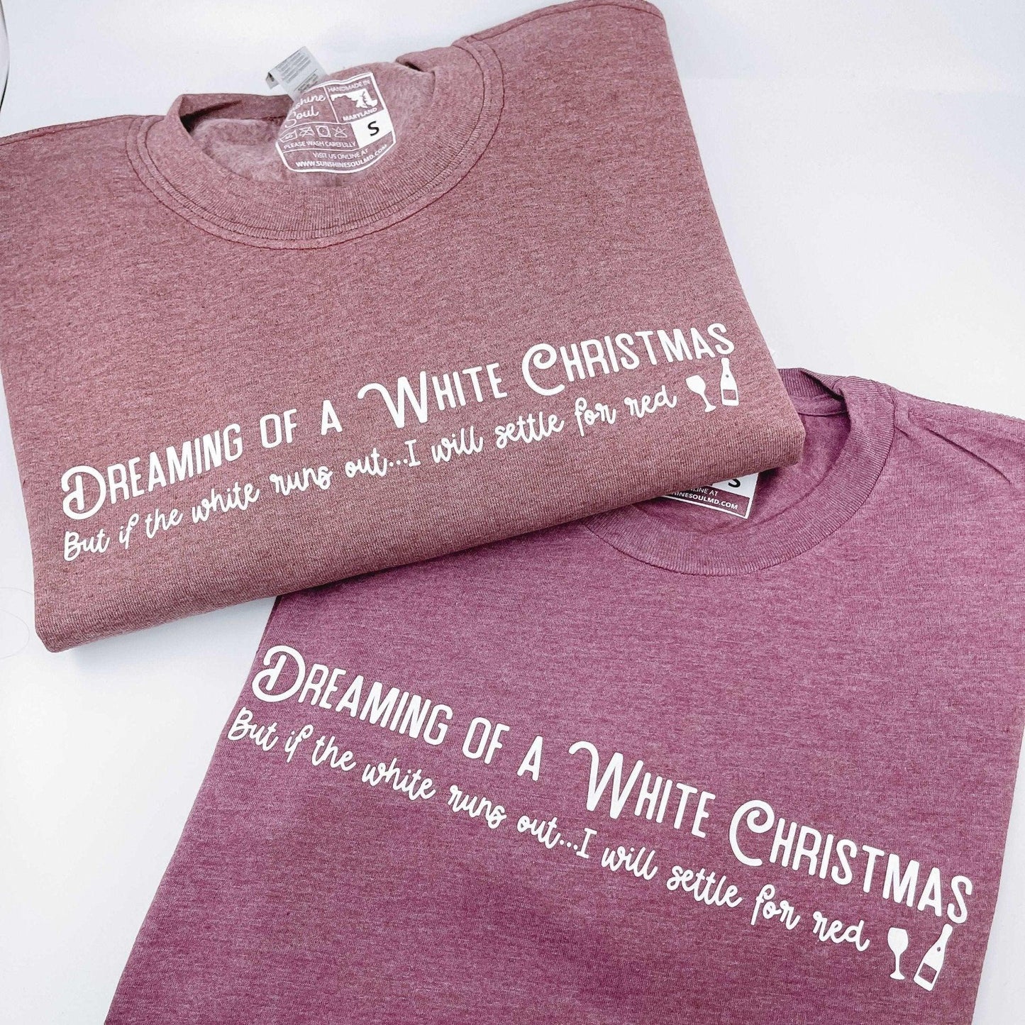Dreaming of a White Christmas Long Sleeve T-Shirt - Sunshine Soul MD