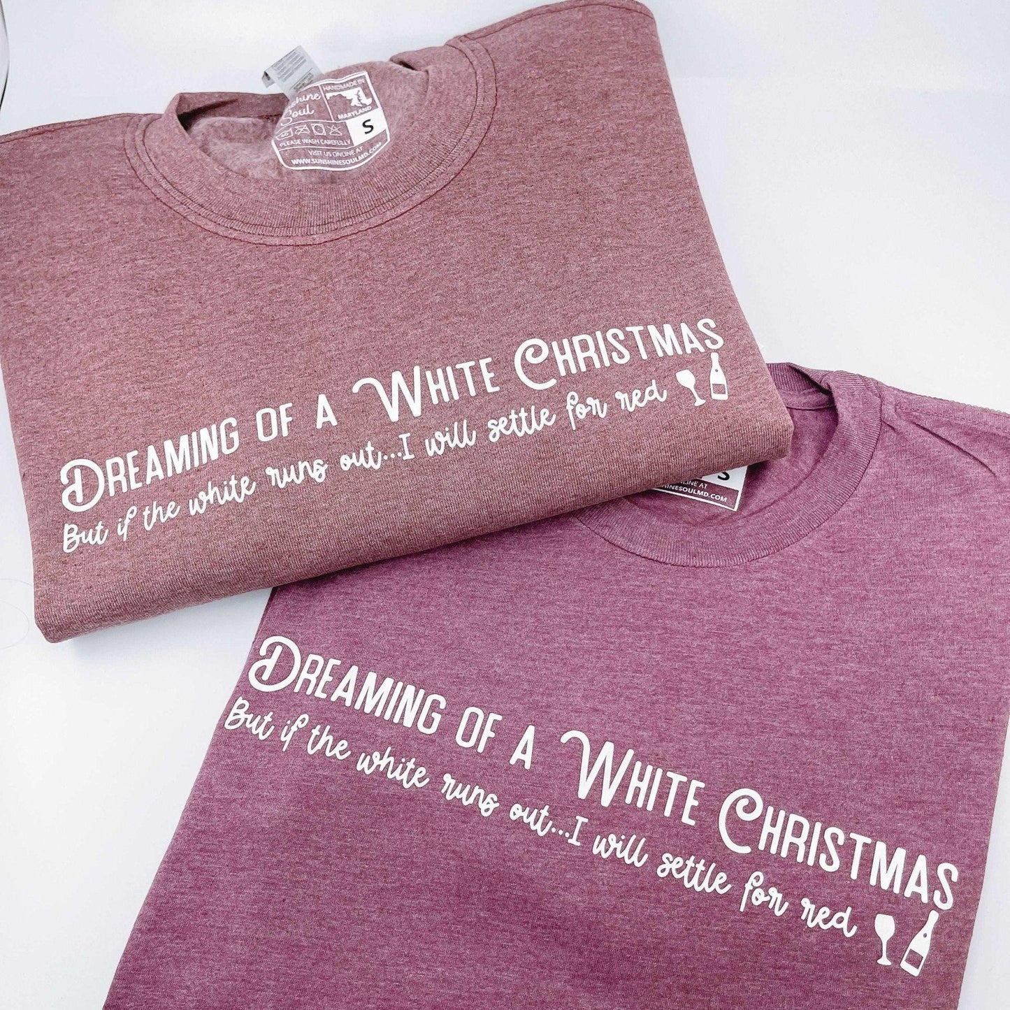 Dreaming of a White Christmas Sweatshirt - Sunshine Soul MD