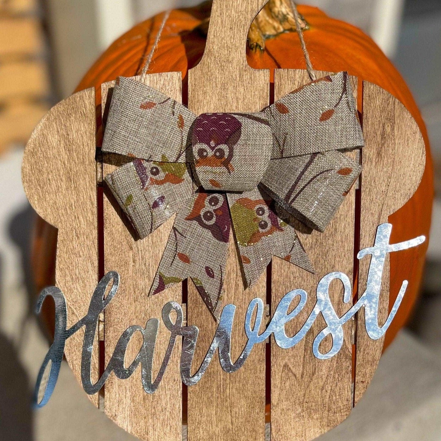 Fall Harvest Acorn Door Hanger - Sunshine Soul MD