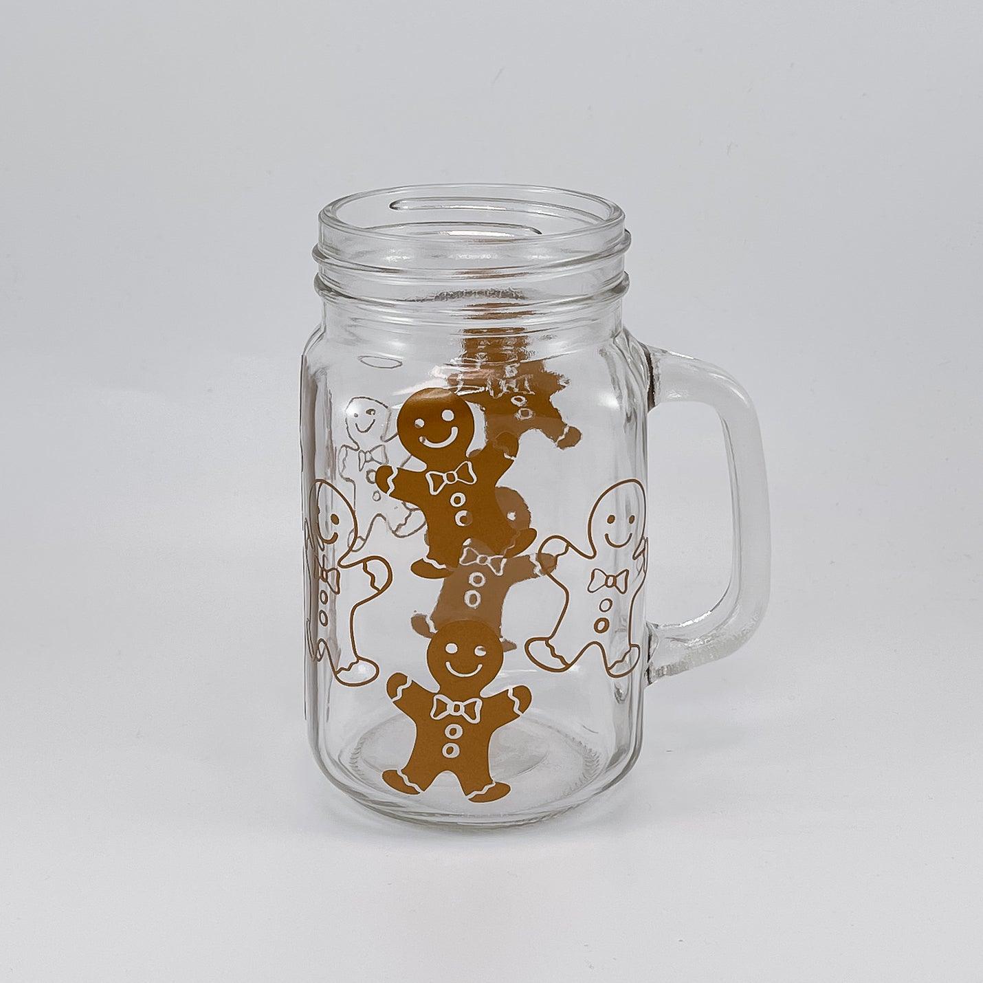 Gingerbread Glass Mug - Sunshine Soul MD