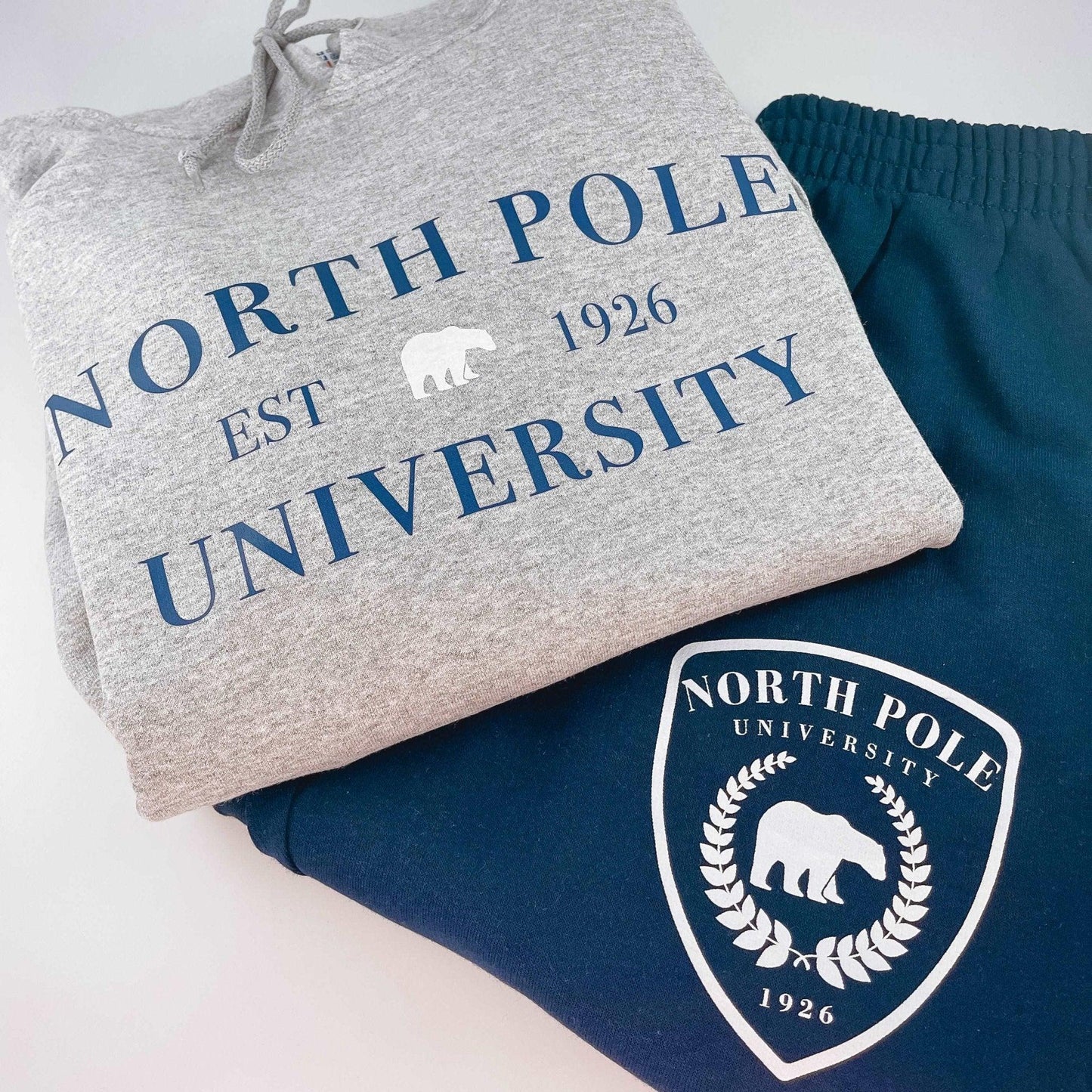 North Pole University Hooded Sweatshirt - Sunshine Soul MD