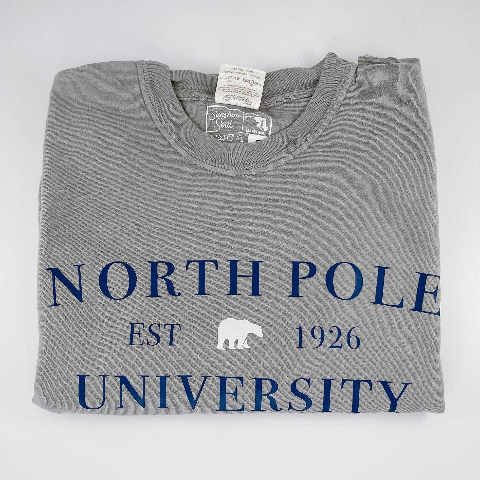 North Pole University Long Sleeve T-Shirt - Sunshine Soul MD