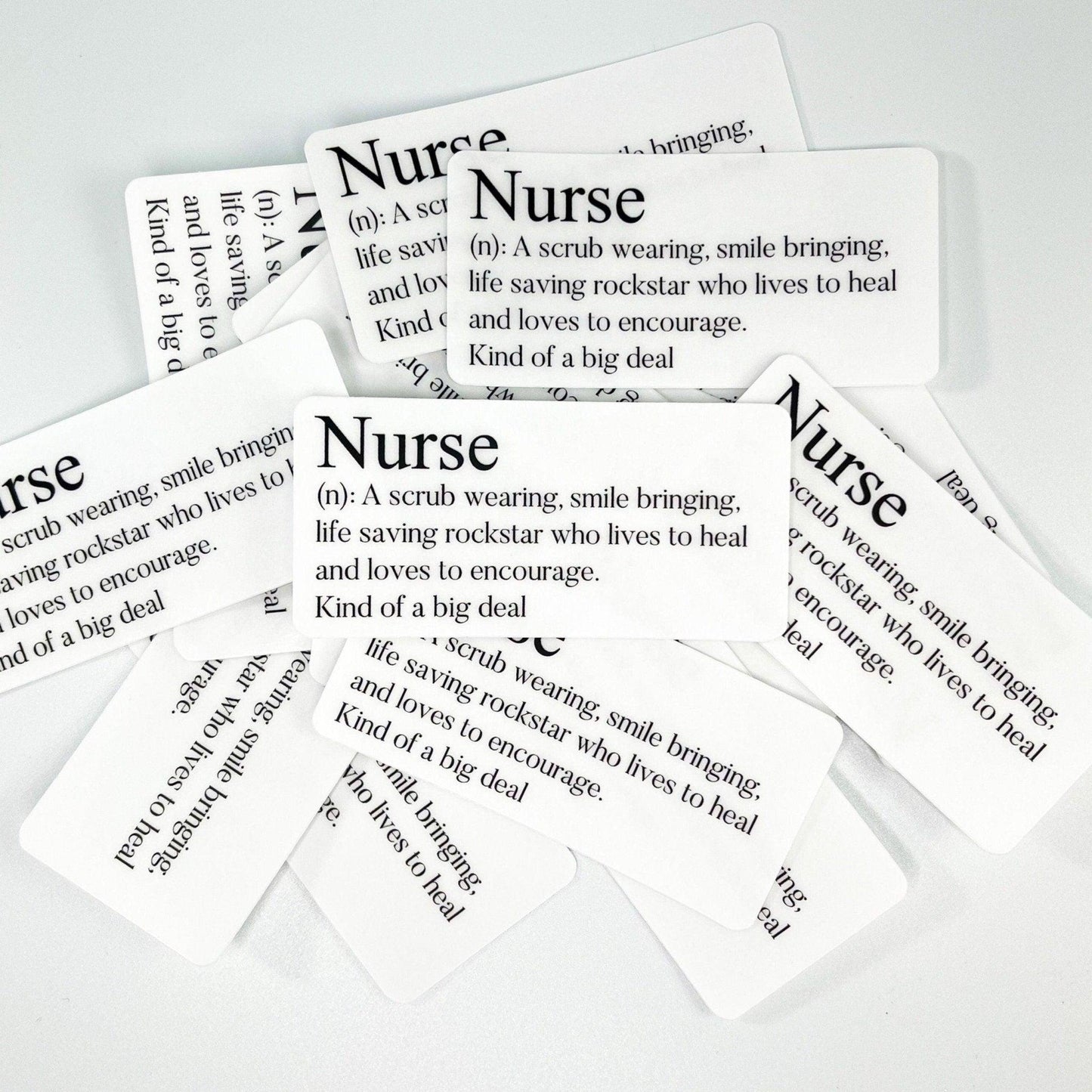 Nurse Definition Clear Sticker - Sunshine Soul MD