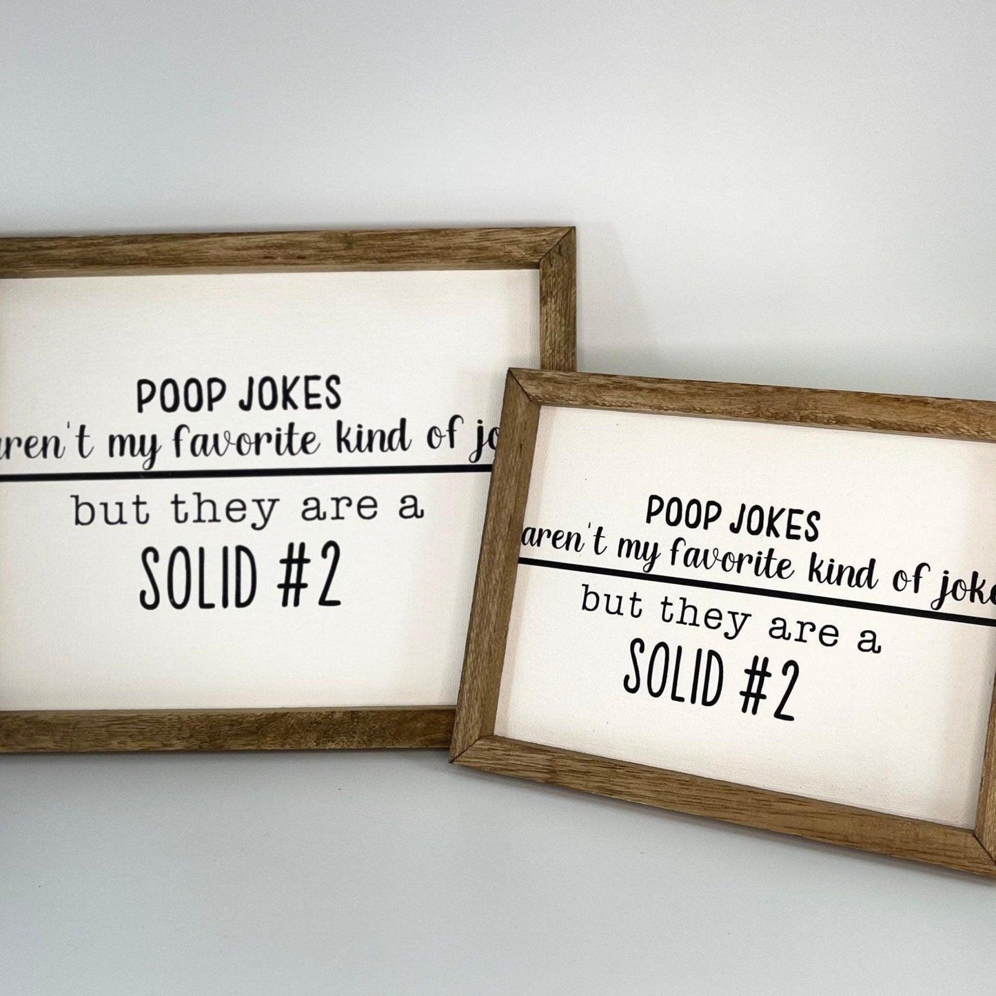 Poop Jokes Bathroom Sign - Sunshine Soul MD
