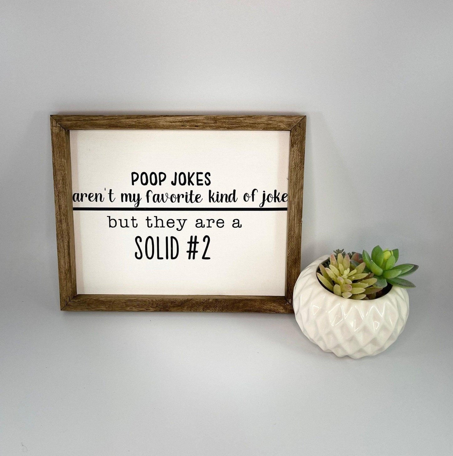 Poop Jokes Bathroom Sign - Sunshine Soul MD