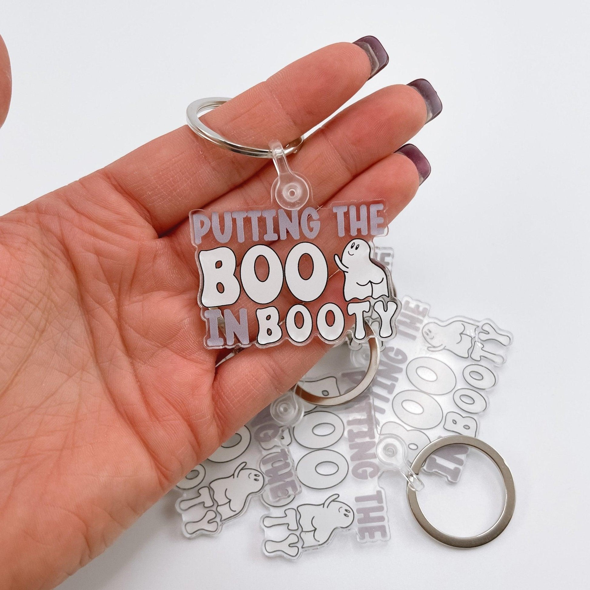 Putting the Boo in Booty Acrylic Keychain - Sunshine Soul MD