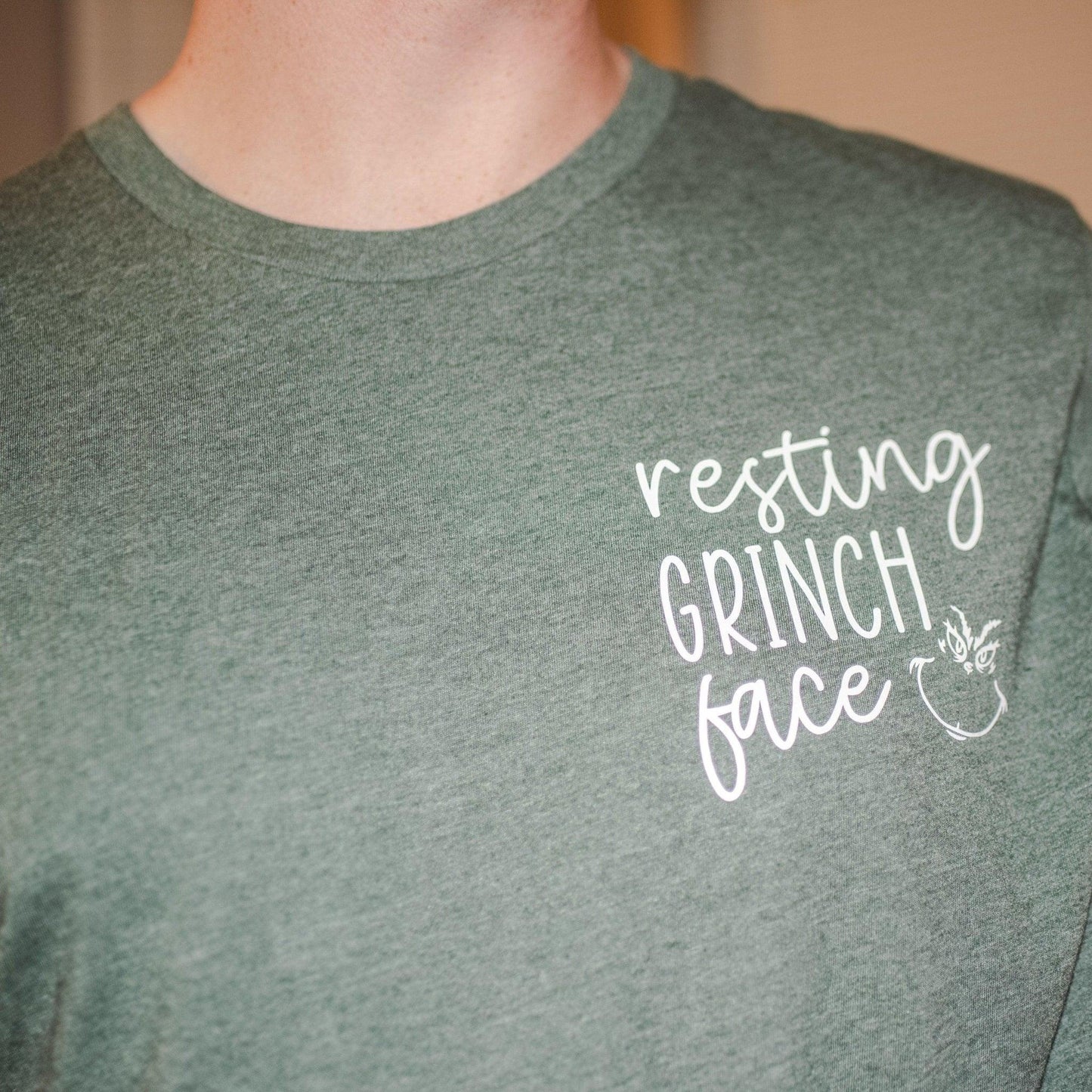 Resting Grinch Face T-Shirt - Sunshine Soul MD
