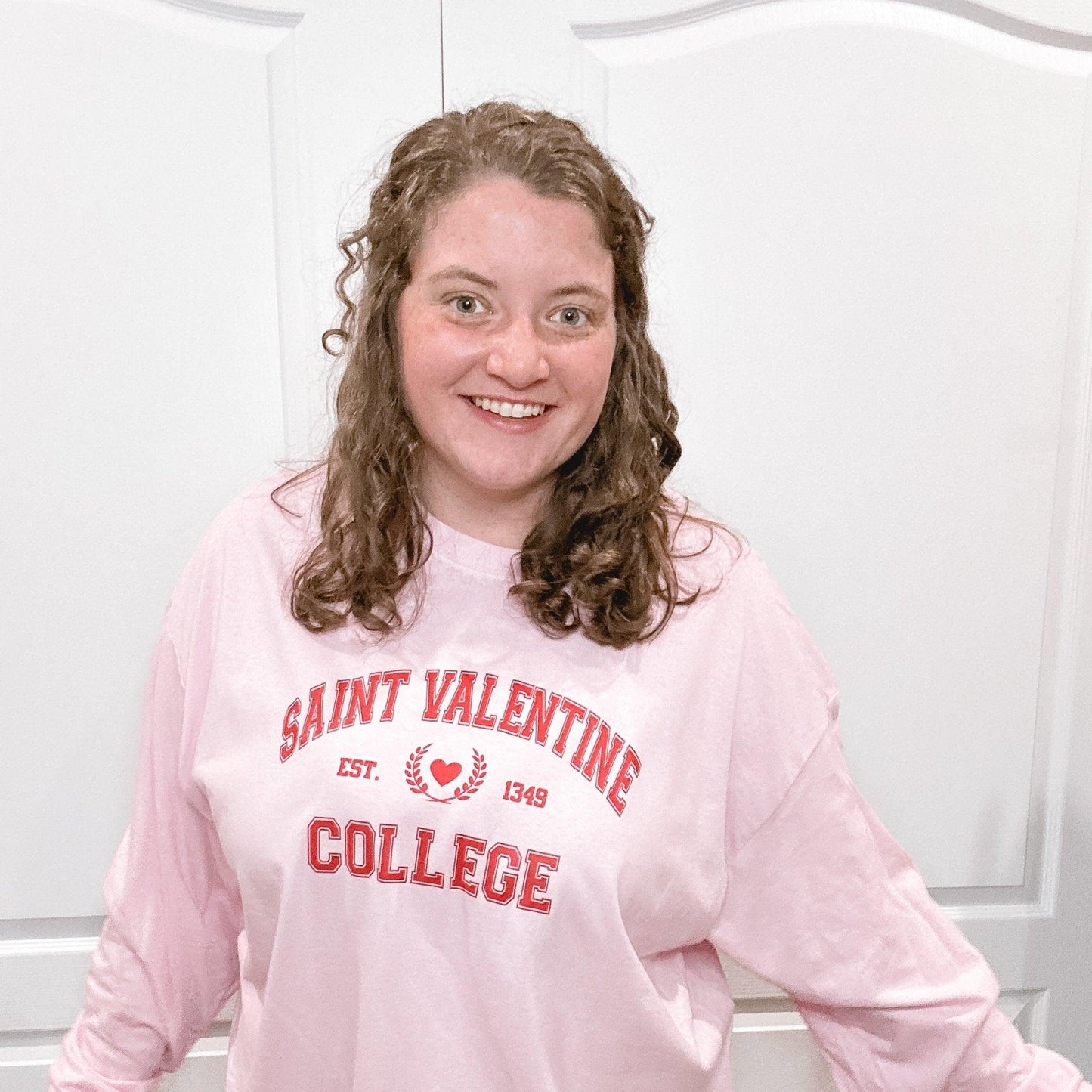 Saint Valentine College Long Sleeve T-Shirt - Sunshine Soul MD