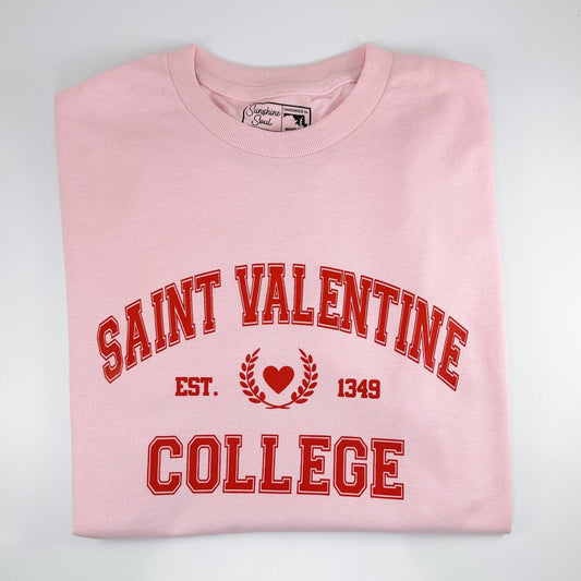 Saint Valentine College T-Shirt - Sunshine Soul MD