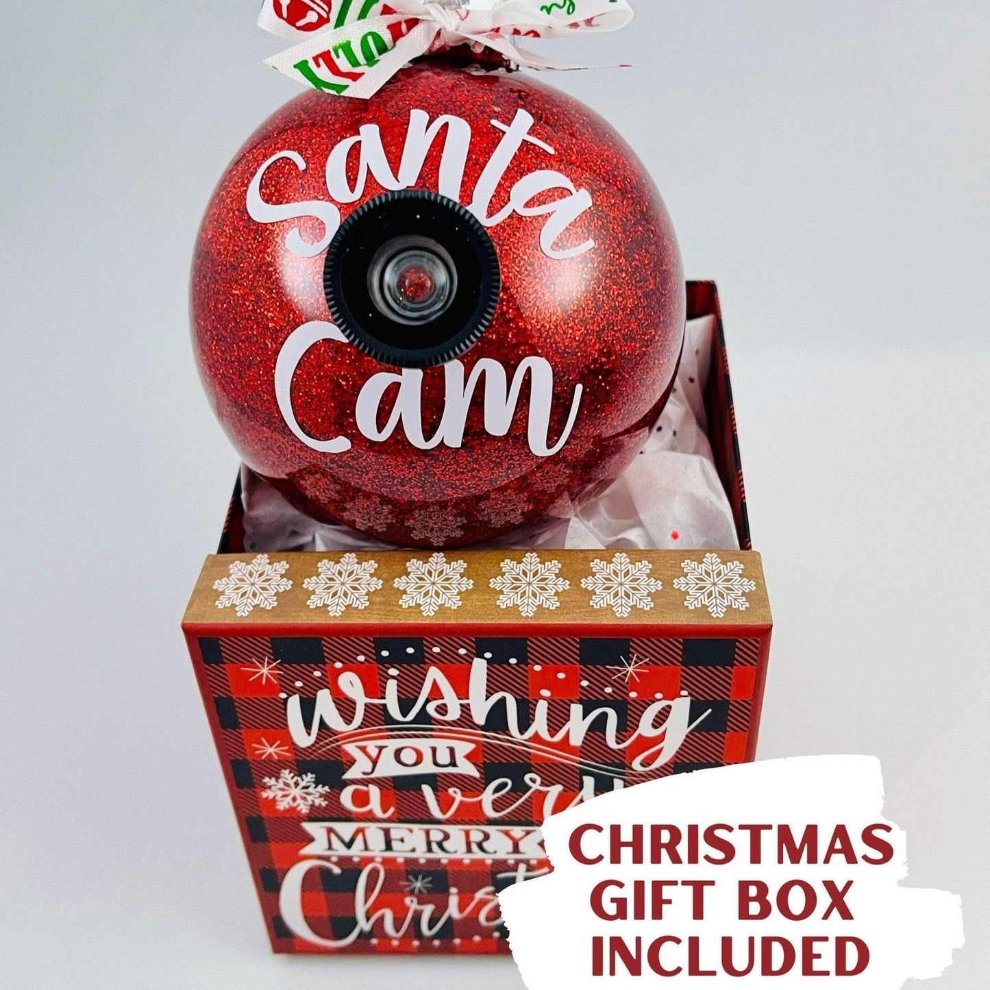 Santa Cam Christmas Ornament - Sunshine Soul MD